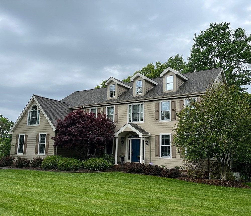 Roof installation done by professional roofing contractors