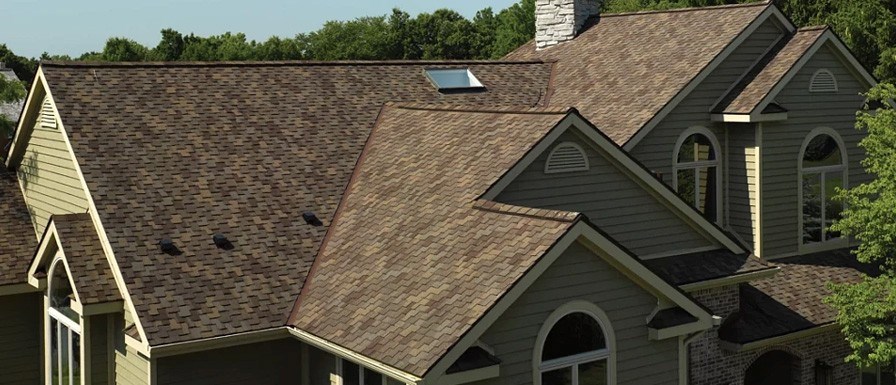 Cedar roof on residential home